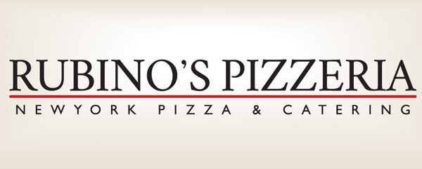 Rubino's Pizzeria new logo design
