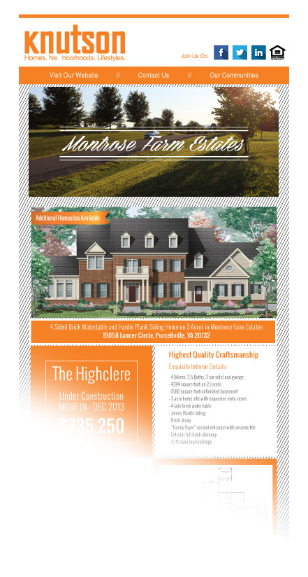 Summit Realtors Knutson Mail Chimp Email Newsletter